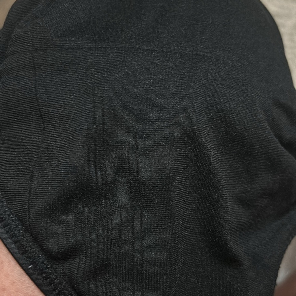 ADFOLF One Piece Black Ruched swimsuit. Sz medium. - Picture 7 of 7